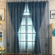 Ximi Window Tulle Stylish Unique Pattern Polyester Blackout Sheer Window Tulle for Living Room