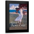 thumbnail image 1 of Ximines, Elio 11x14 Black Modern Framed Museum Art Print Titled - Golf Monte Carlo, 1900, 1 of 5