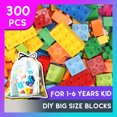 thumbnail image 1 of XinLe Building Blocks for Kids Toddlers 300 Piece Large Classic Building Bricks Set for Kids of All Ages Basic STEM Toys Gift Compatible with All Major Brands Gifts for Children, 1 of 8