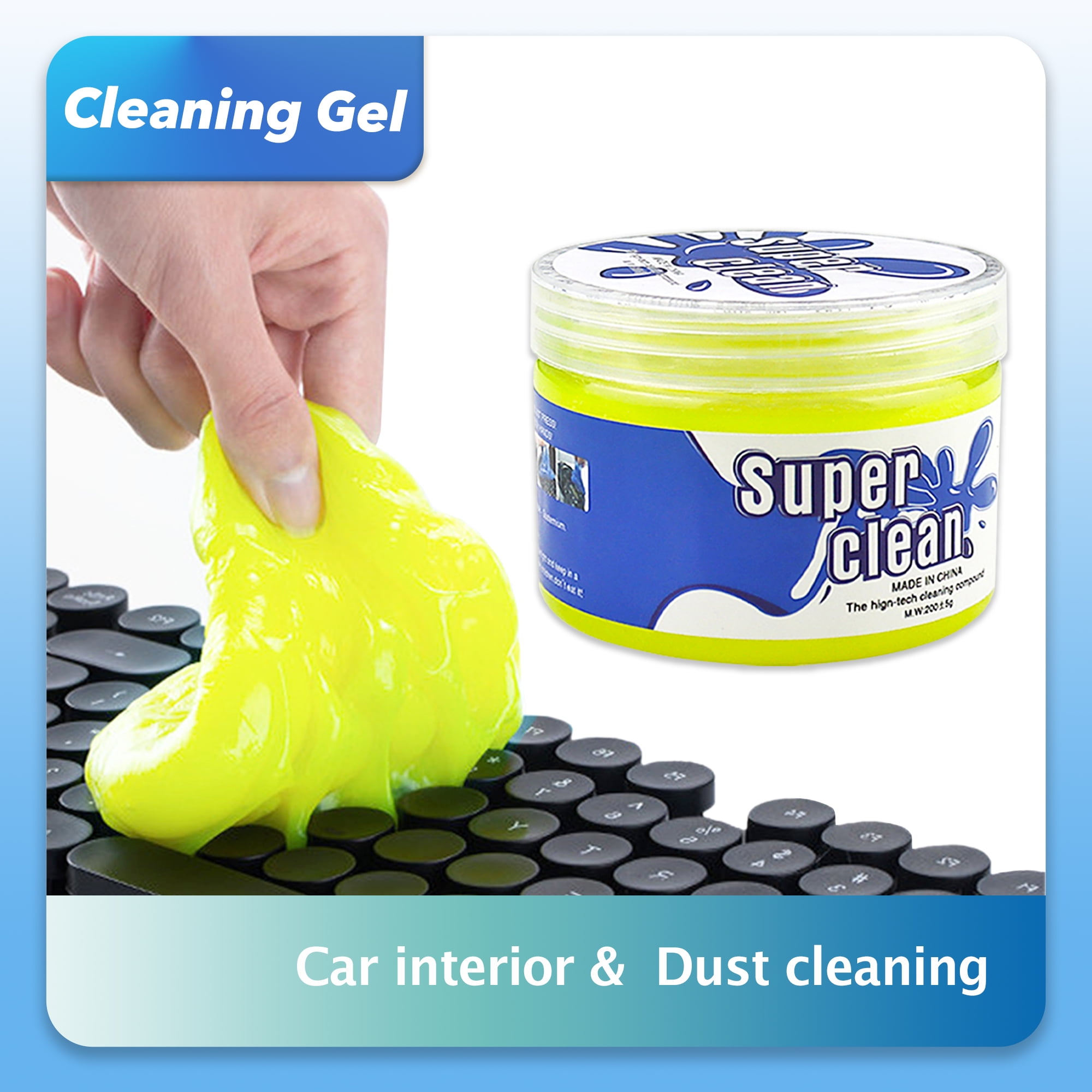 Walmart Coupons of XinLe Cleaning Gel for Car Office Cleaning Kit Universal Detailing Automotive Dust Crevice Cleaner Auto Air Vent Interior Home Electronics Cleaner for Car Vents PC Laptops Cameras Keyboard- 1 Pack