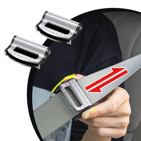 XinLfly 1 Pair Of Comfortable Car Seat Tools ,seat Belt Clips Retainer Locking-clip,Seat Belt Clip Universal Shoulder Strap Positioner Retainer Locking Clip
