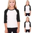 thumbnail image 1 of XinLfly 2PC Toddler Long Sleeve Shirt Soft Undershirts Base Color Block Layer Basic T Shirt Tees Daily Spring Clothes,5T, 1 of 7