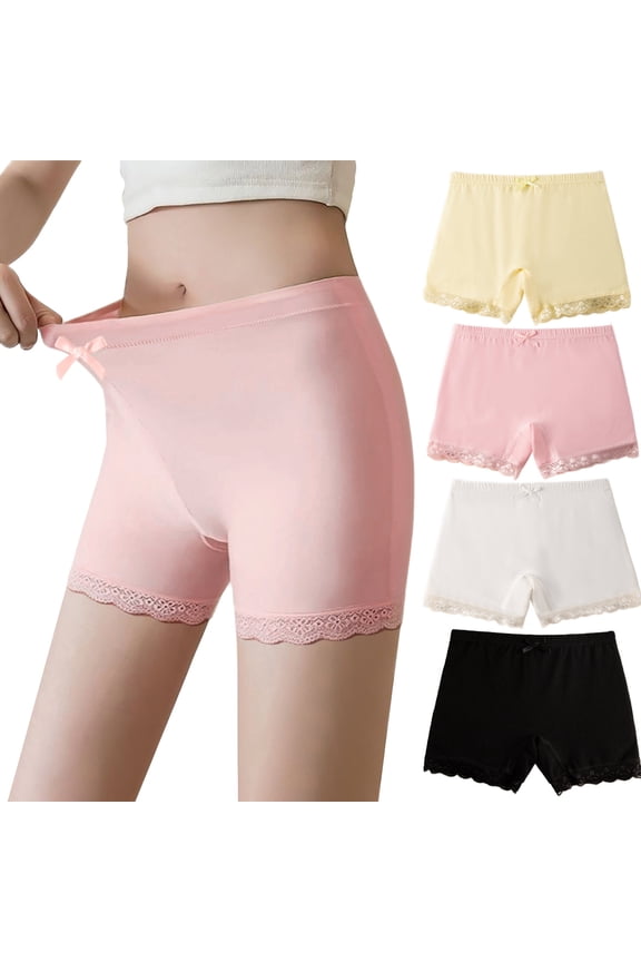 4PC Girl Safety Shorts Breathable Stretchy Leggings Shorts for Baby Toddler Kids Dance Ballet Sport Gymnastic Cycling,Mixed,Mixed 13-14