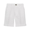 thumbnail image 1 of XinLfly Boys Dress Shorts- Casual Printed Elastic Waist Lightweight with Button Fathion Boys Summer Shorts Black Size 2-3 T, 1 of 2