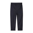 thumbnail image 1 of XinLfly Boys Formal Suit Pants- Fashion Cotton Striped Button-Up Jogger Pants Black Size 7-8 T, 1 of 2