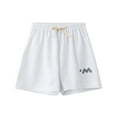 thumbnail image 1 of XinLfly Girls Boys Casual Shorts, Cotton Elastic Waist Solid Color Summer Pants White Size 10T, 1 of 6
