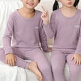 thumbnail image 1 of XinLfly Thermal Underwear for Kids Ultra Soft Fleece Lined Kids Thermals Long Johns Top Bottom Warm Set for Winter Skiing, Sizes 2T-8, 1 of 6