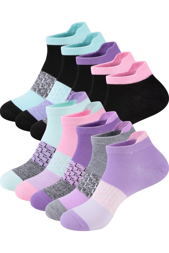 10 Pairs Ankle Socks for Women Lightweight Low Cut Breathable Thin Casual Socks for Women