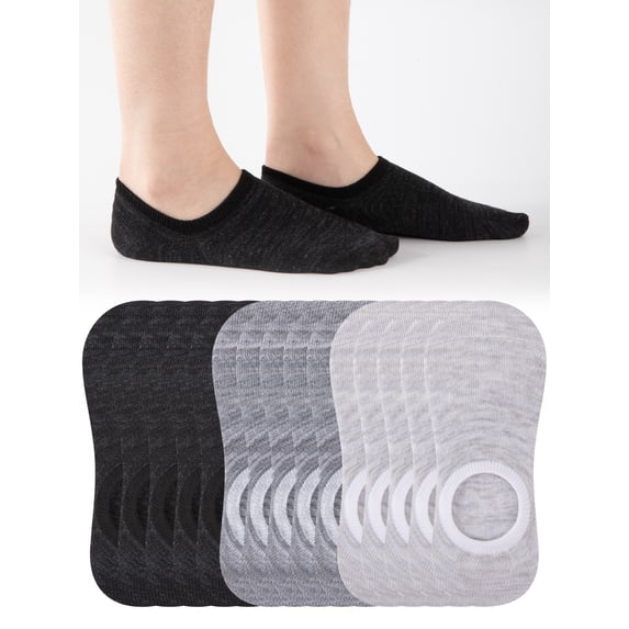 EALLCO No Show Socks Women 15 Pairs Ankle Socks for Women, Low Cut Socks Short Socks,Invisible Casual Socks