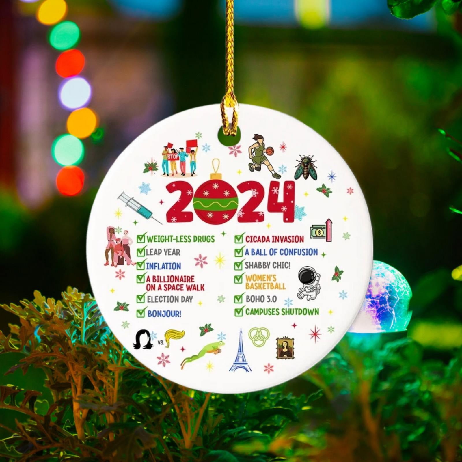 Xindewwl 2025 Year In Christmas Ornaments 2025 Newsmaker Cute 2025