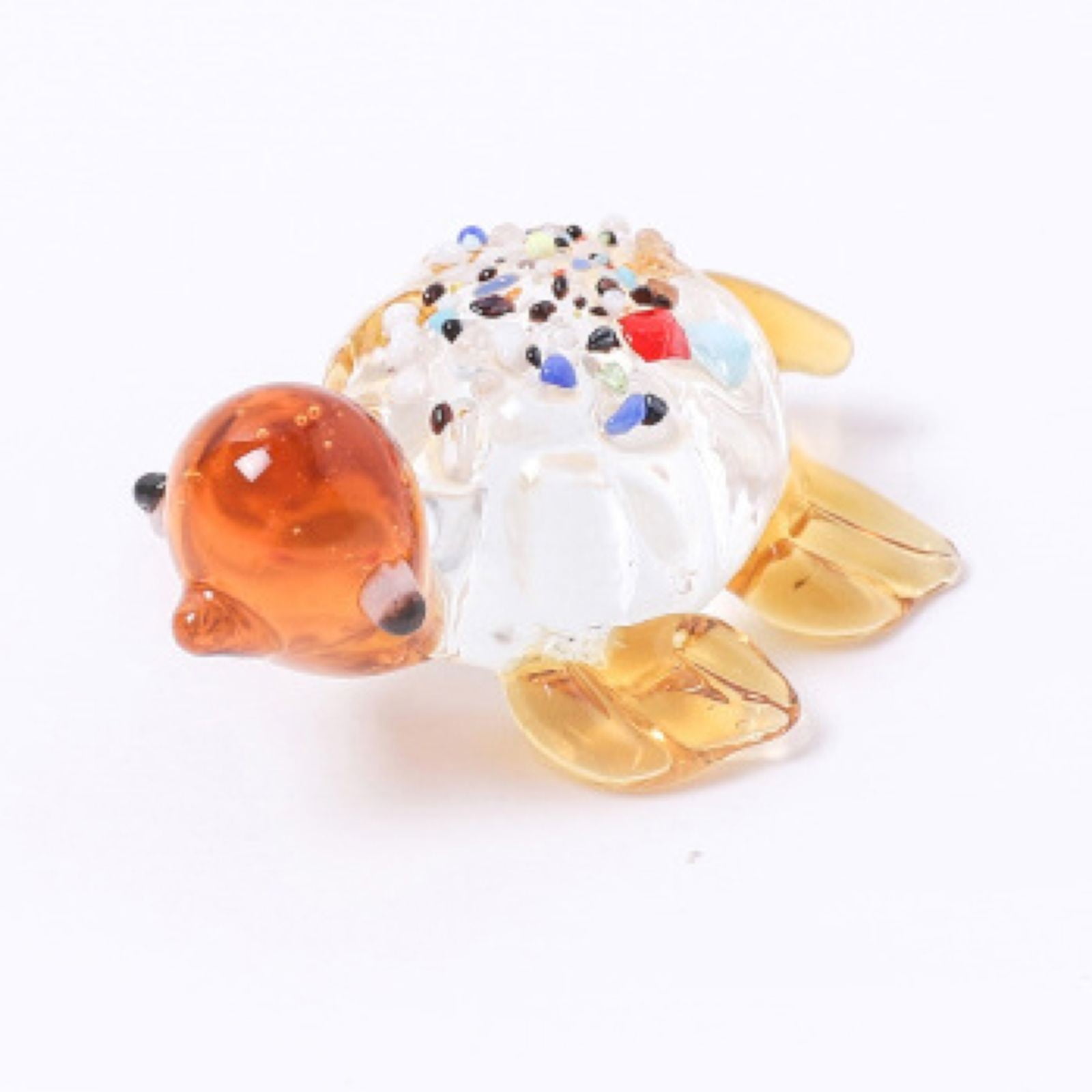 Xindewwl Crystalsuncatcher Handmade Tiny Turtle Hand Blown Glass