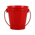 thumbnail image 1 of Xindingxi Tin Pail Containers Mini Portable Iron Bucket 9.30X9.00X9.00CM Red, 1 of 7