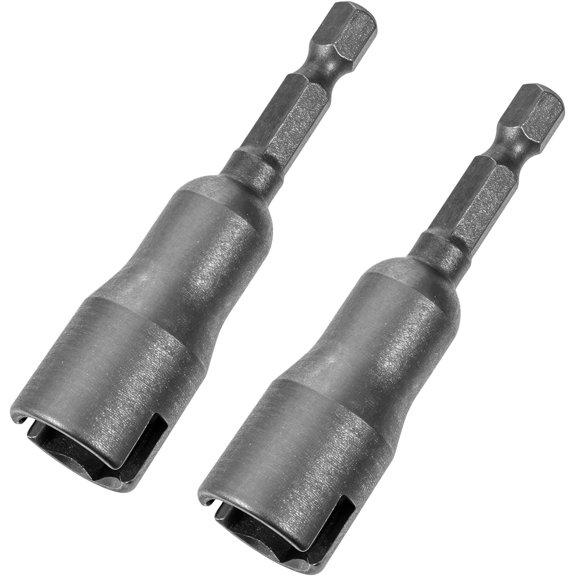 Xindojuz 2 PCS Wing Nut Driver Bit, 1/4 Inch Hex Shank Hurricane Shutter Drill Bit Wire Twister for Drill Wingnut Socket Set for Panel Nuts, C Hook Bolts, Screws Eye & Q-Hanger
