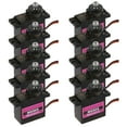 Xinduolei 10PCS Micro Metal Gear 9g Servo for RC Plane Helicopter Boats