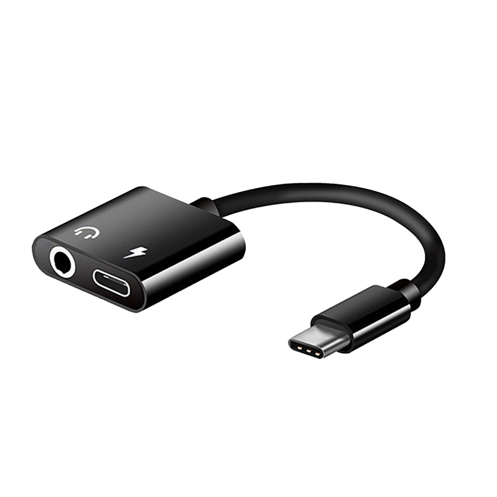 Xinduolei 2in1 TypeC to 3. 5mm Headphone Jack Adapter Earphone Aux