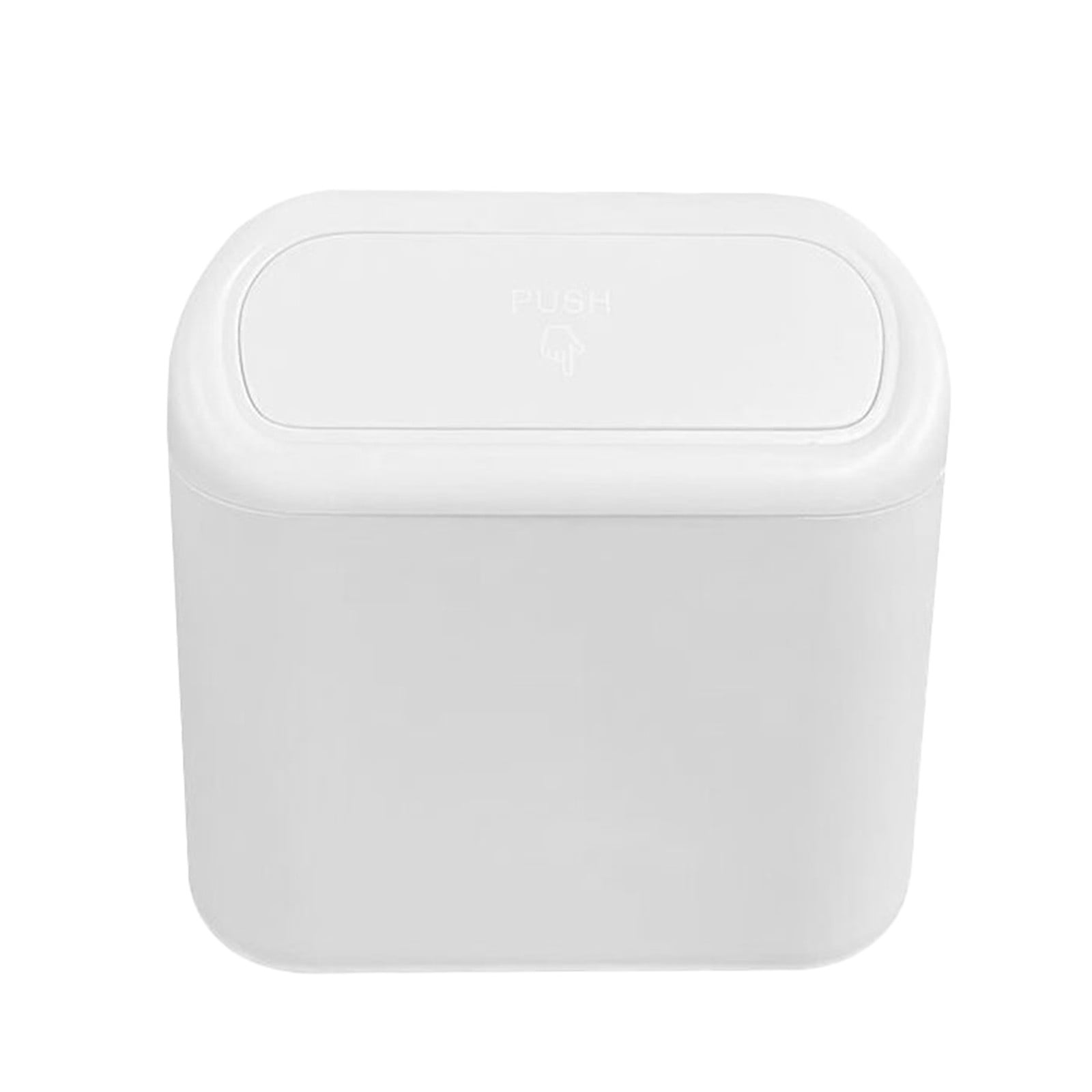 Xinduolei Car Can with Lid Mini Vehicle Car Dustbin Garbage Organizer