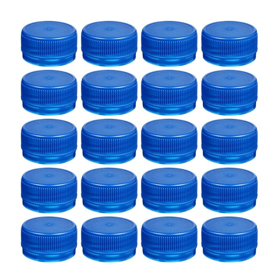 Xing 100 pcs Plastic Bottle Caps Water Bottle Lids Drinks Bottle Sealing Caps Leak-proof Bottle Lids for DIY