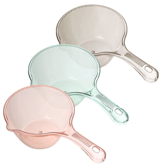 WEAVILUX Water Dipper for Bathroom Water Ladle PCDG Fruit Washing Household Users Sauna 3pcs