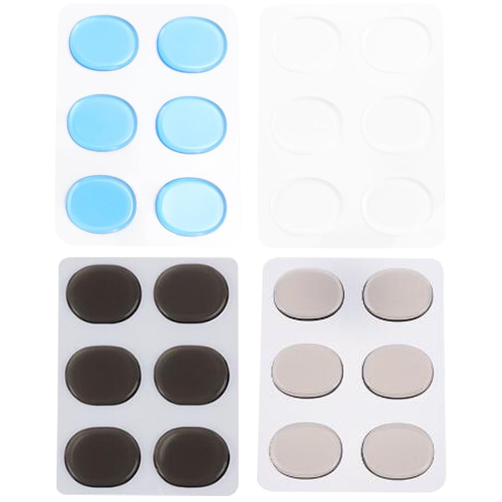 Xing 4 Sheets Drum Dampeners Silicone Drum Head Dampening Pads Adhesive