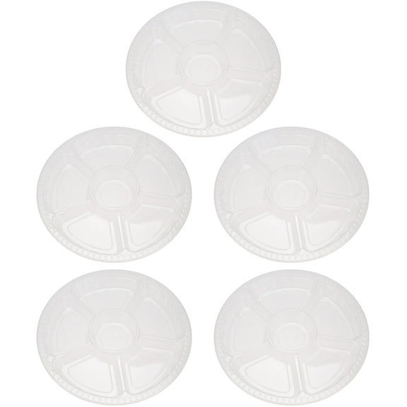 WEAVILUX Storage Container Plastic 5Pcs 10.5x10.5x2In