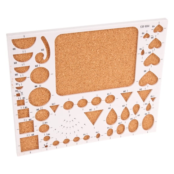 Circle Paper Quilling Template Board for Crafting, Mold Design Tool for Detailed Paper Quilling Art Projects and Creations