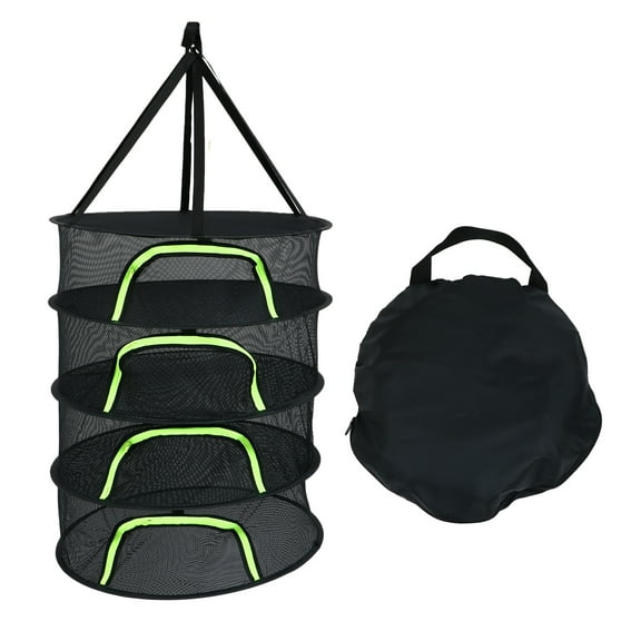 Xing Folding Drying Net Multi-Function Drying Fish Clothes Basket Storage Holder