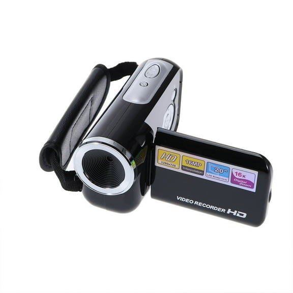 Xing Mini Video DV Camcorder Handheld 16 Million Pixels Digital Camera LED Flash Digital Zoom 2.0 Inch (Black)