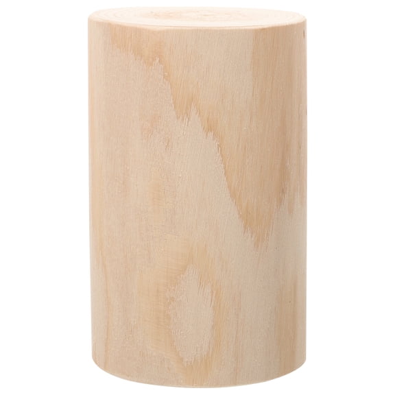 Xing Wooden Stump Candle Holder Wood Tea Light Holder Craft Display Wooden Base Wedding Centerpiece