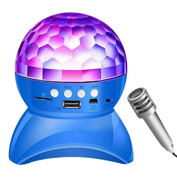 XingLun Crystal Ball Disco Bluetooth LED Party Lights Speaker Support FM Card AUX With MIrcophone, portable bluetooth&nbsp;speakers