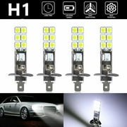 Xingbo 4Pcs H1 LED Headlight Bulbs Conversion Kit High Low Beam Super Bright 6500K White Light for Car