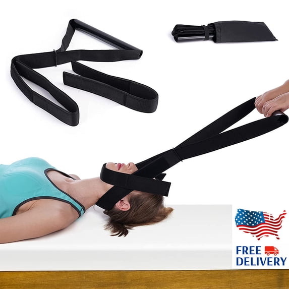 Xingbo Neck Stretcher Strap Spine Chiropractic Decompression Tool with Chin Belt