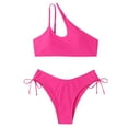 Xingfengsheng Women's Split OneShoulder Hollow Out Sexy Bikini Fashion