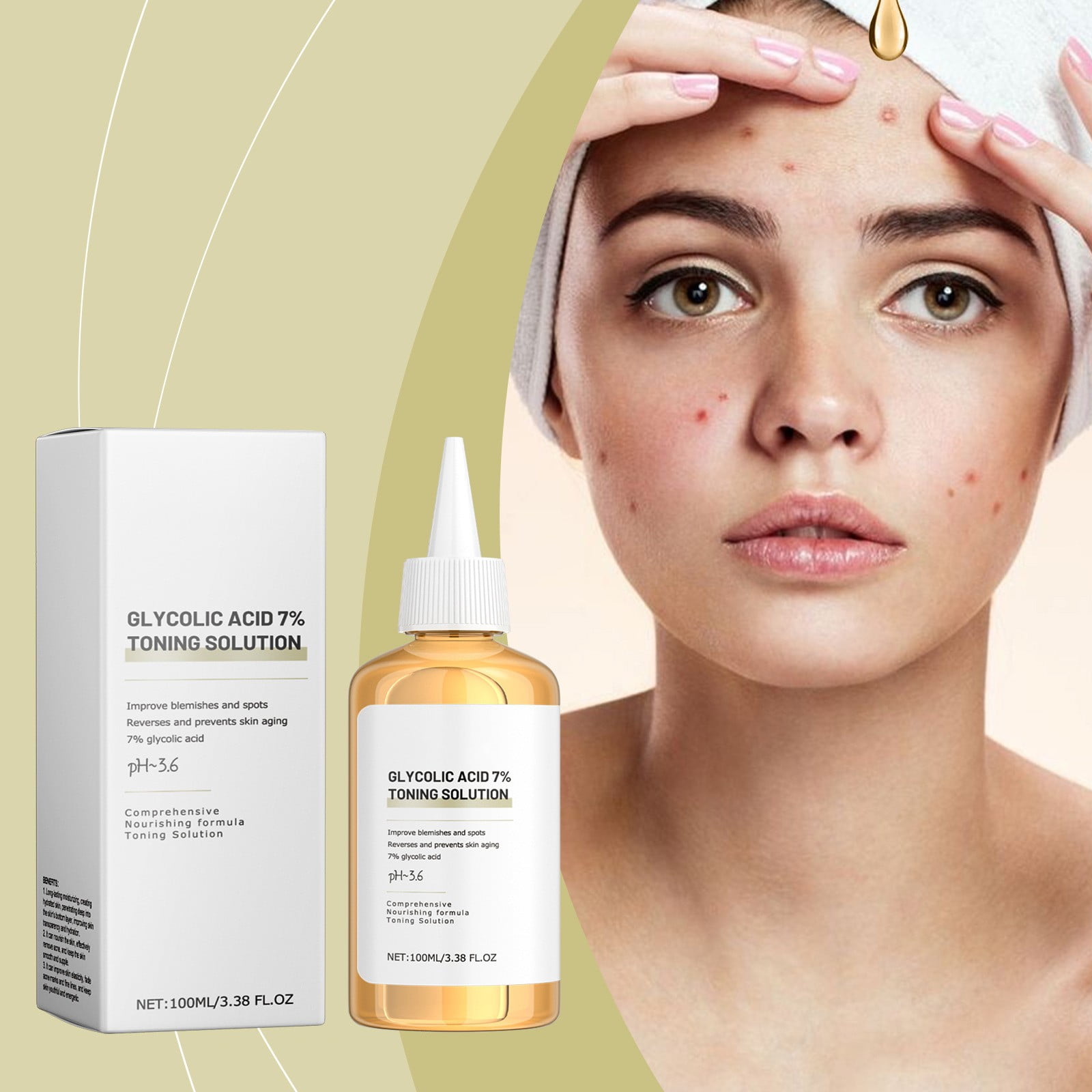 Xingge Glycolic 7 Toner 100ML Ordinary Glycolic 7 Toner Remove Acne