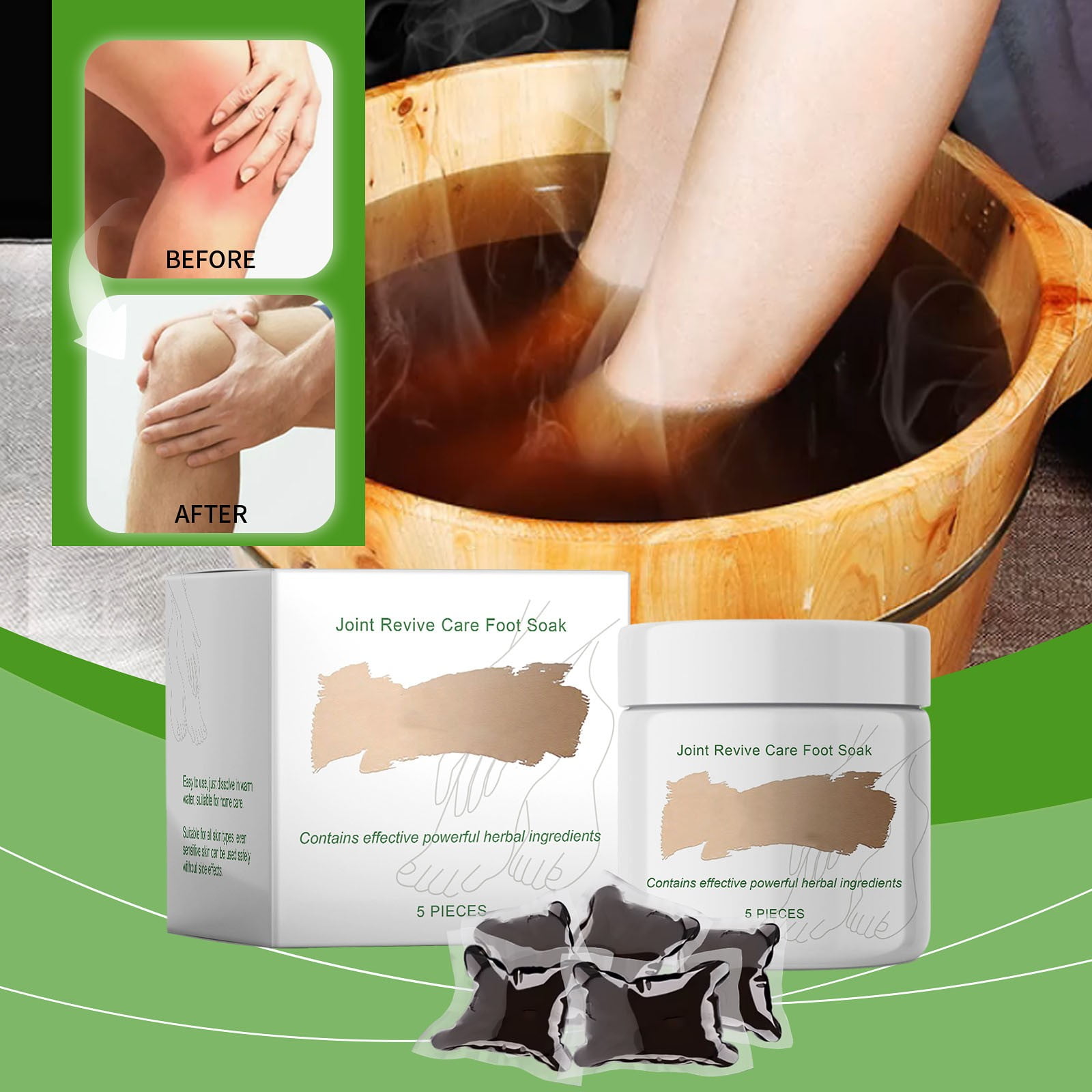 Xingge Lymphatic Drainage Foot Soak,Leg Slimming Foot Bath, Chinese