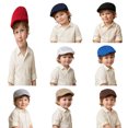 thumbnail image 1 of XinghaiYIDE Kids Mesh Newsboy Cap, Breathable Summer Flat Cap Beret Hat for Boys Girls, 3-16 Years, Multiple Colors, 1 of 4