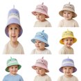 thumbnail image 1 of XinghaiYIDE Kids UPF 50+ Sun Hat, Breathable Mesh Shark Bucket Hat for Toddlers, 8-24 Months, Multiple Colors, 1 of 4