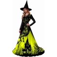 thumbnail image 1 of XinghaiYIDE Witch Dress for Women,Halloween Vampire Treehouse Thorns Witches Gothic Maxi Mesh Dresses, 1 of 5