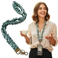 thumbnail image 1 of Xingjin Phone Lanyard, Scrunchie Lanyard with Metal Clasp, Stretchy Soft Neck Wrist Strap for ID Badge Keys Cell Phone, 1 of 6