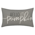 thumbnail image 1 of Xingjin Pumpkin Pillow Cover, Fall Decor Throw Pillow Cover with Hello Pumpkin Design, Seasonal Thanksgiving Cushion for Sofa, 1 of 5