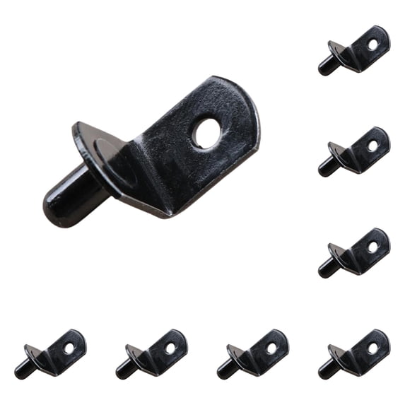 Xingjin Shelf Pins, L Shaped Shelf Support With Rubber Sleeve, Cabinet Shelf Pegs For Kitchen Bookshelves And Furniture Shelving