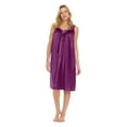thumbnail image 1 of Xingpeng Nightgowns for Women Purple One Size Womens Pajamas Nightgowns for Women Sleeveless Satin Silk Nightshirt for Women Wide Strap Plus Size, 1 of 6