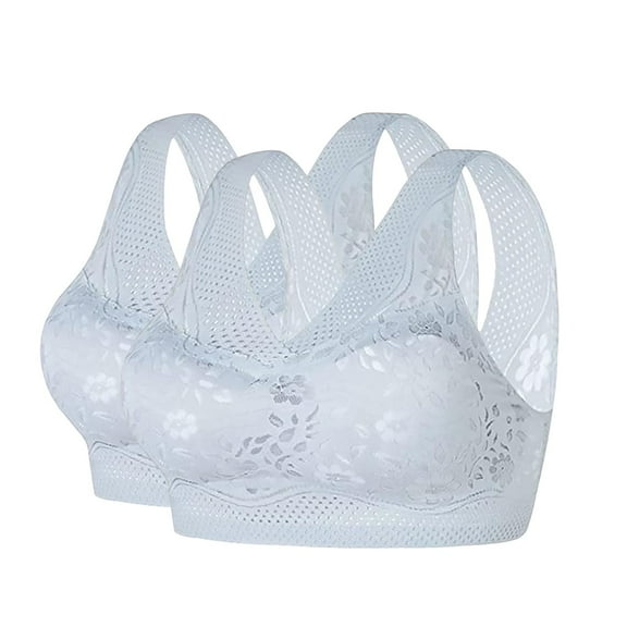 Xingpeng Sports Bras for Women Gray Xl High Support Bras for Women Adjustable Strap Full Coverage Up Bras Comfortable No Underwire Wireless Bras