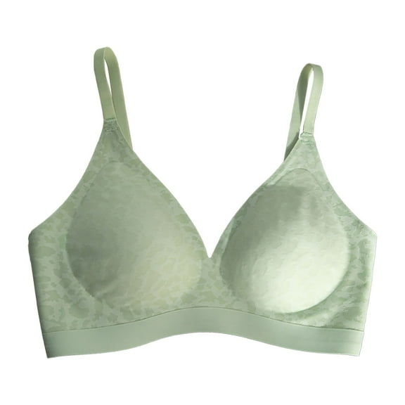 Xingpeng Sports Bras for Women Green L Womens No Underwire Bras Plus Size Comfort Soft Bras Supportive Bralettes Cute Strong Support Sports