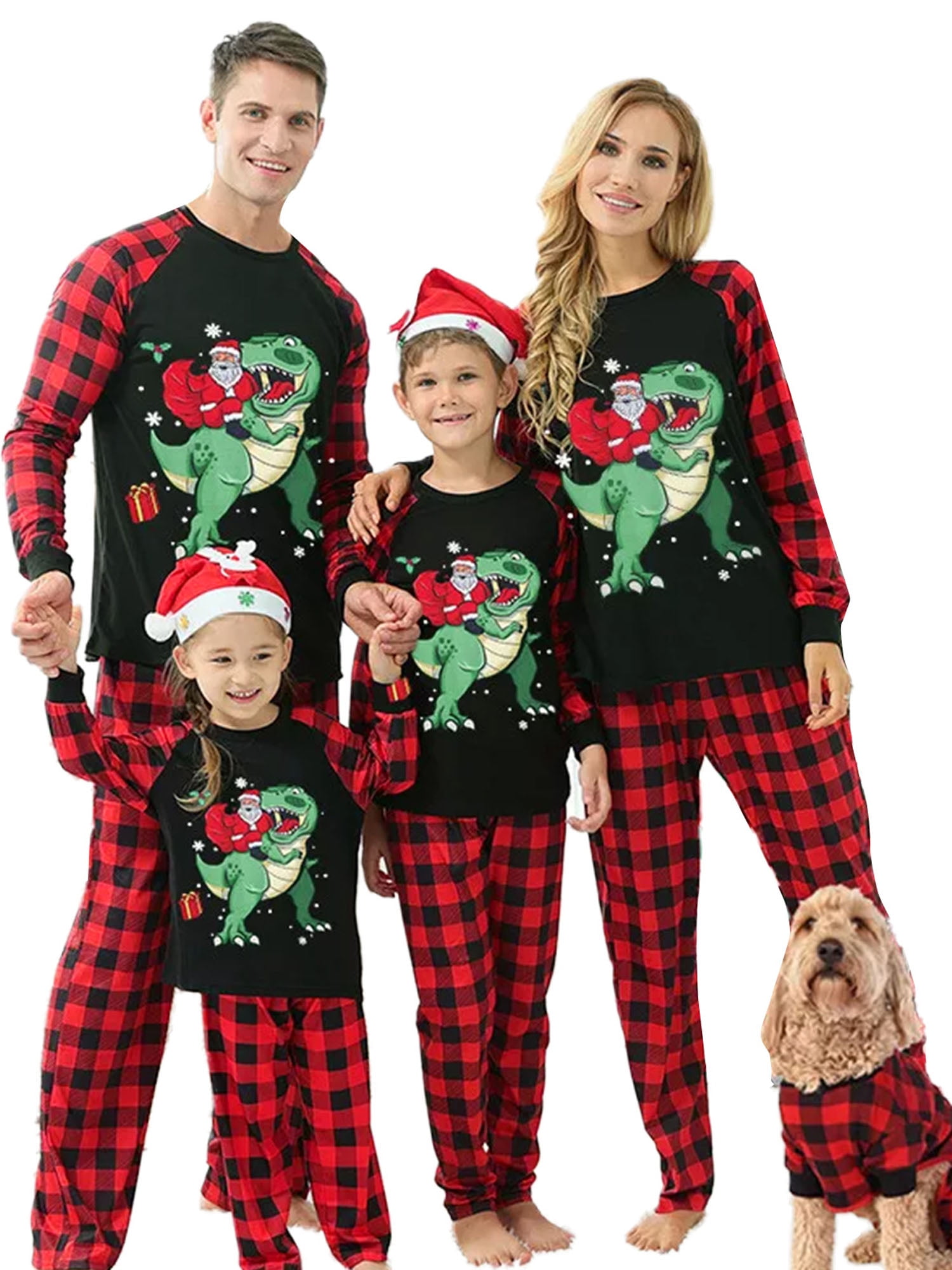 Xingqing Christmas Pajamas for Family Matching Xmas Christmas Pjs Set ...