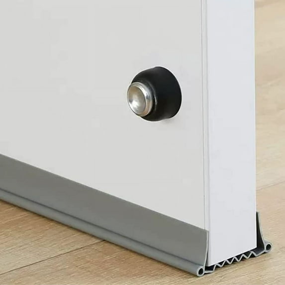 Xinhecheng 37.8 in PVC Under Door Draft Stopper, Grey