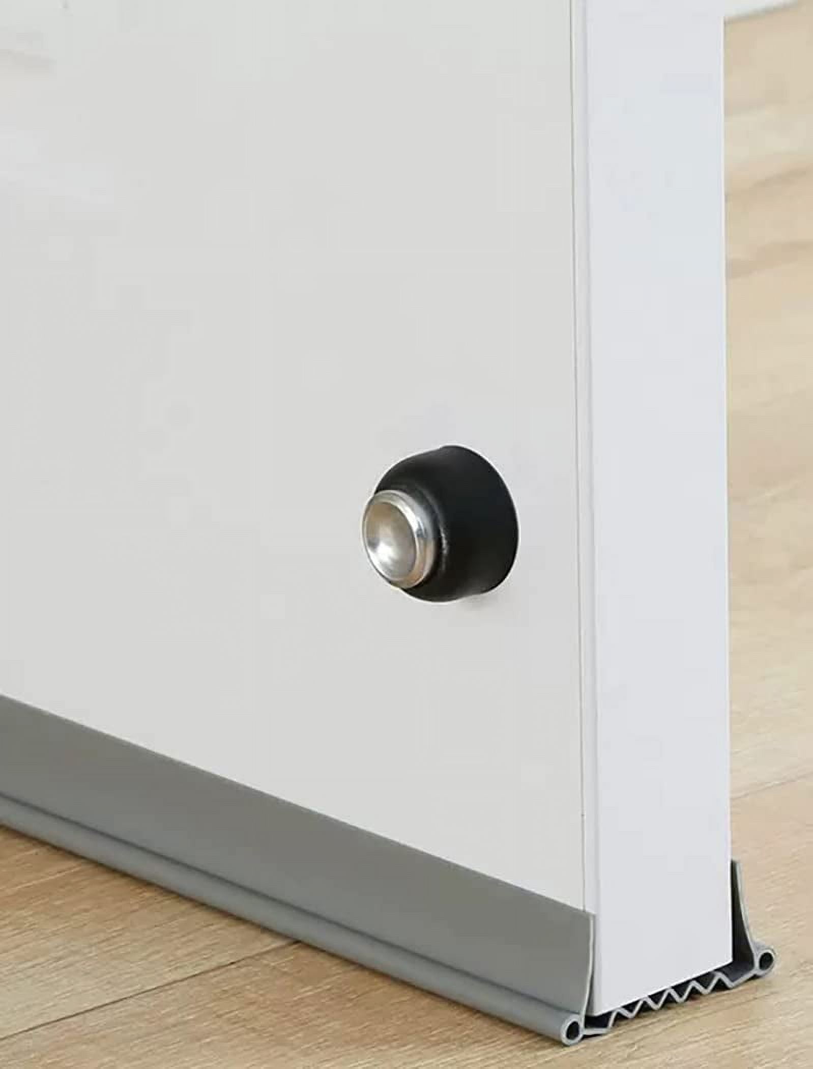 Xinhecheng 37" Gray PVC Door Draft Stopper Adjustable Length,Easy to