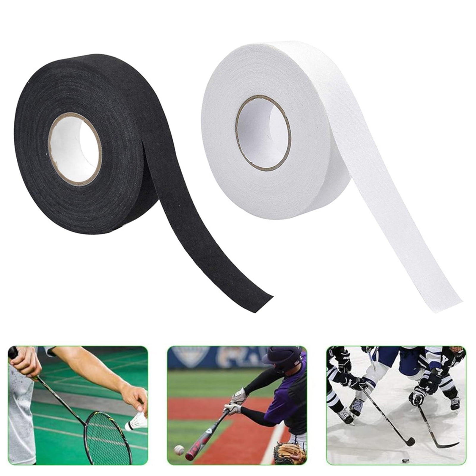 Xinhuadsh 1 Roll Sports Racket Tape Selfadhesive Great Stickiness Wearresistant Racket
