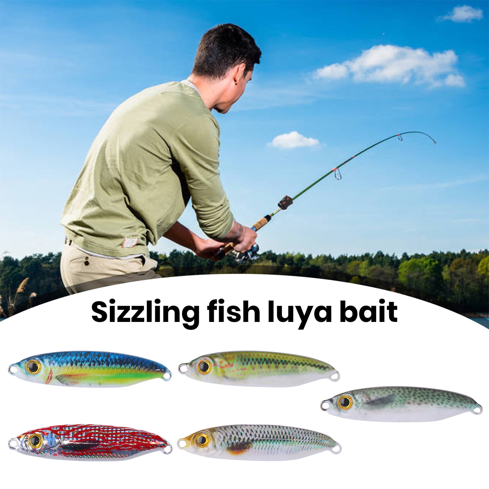 Xinhuadsh 5.7cm/19g Fishing Lure with 3D Fisheyes Realistic Looking
