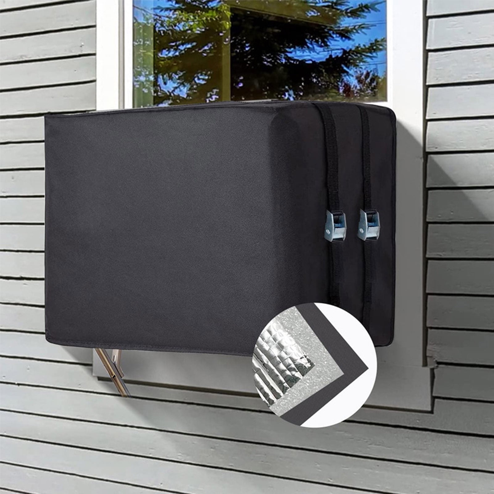 Xinhuadsh Window Air Conditioner Cover Outside Unit For Winter Insulation Window Ac Covers With