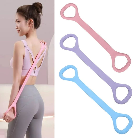 Xinhuadsh Yoga Resistance Band with Non-Slip Handle Physical Therapy Hand Stretcher Arm Back Shoulder Exercise Band Gym Supplies